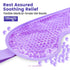 NEWGO Cooling Gel Eye Mask - Reusable Cold Pack for Puffy Eyes, Dark Circles, Stress Relief, Purple