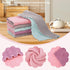 22 Pack Kitchen Dish Cloths, Reusable Nonstick Oil Washable Fast Drying Coral Velvet Cleaning Cloths