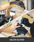 PACIFIC PPE 4 mil Black Nitrile Disposable Gloves - Food-Safe, Latex-Free Cleaning and Cooking Gloves (Large)