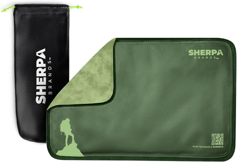Medium Flexible Gel Ice Packs Reusable for Injuries, Hot and Cold Soft Ice Packs for Pain Relief (8" x 12", Green)