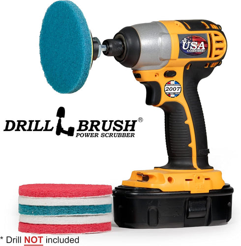 All Purpose Scrub Pads - Six Pack Cleaning Pads for Bathroom, Auto Detailing, Stove Top, Shower Scrubber, Glass Cleaner