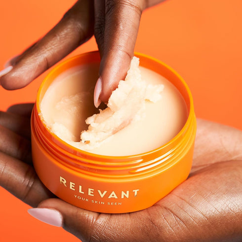 RELEVANT Melt-It-Off Cleansing Balm - Hydrating Makeup Remover Balm for Waterproof Makeup, Anti-Aging Plant-based
