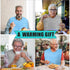 Lunluarai 4 Packs, Adult Bibs for Men and Women Reusable Terry Bibs for Elderly Senior, Waterproof Towel for Adults