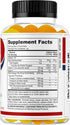 Hint Brain Memory Supplements for Kids & Teens, Omega 3 Vitamins, Low Sugar 60 Gummies for Focus & Eye Support