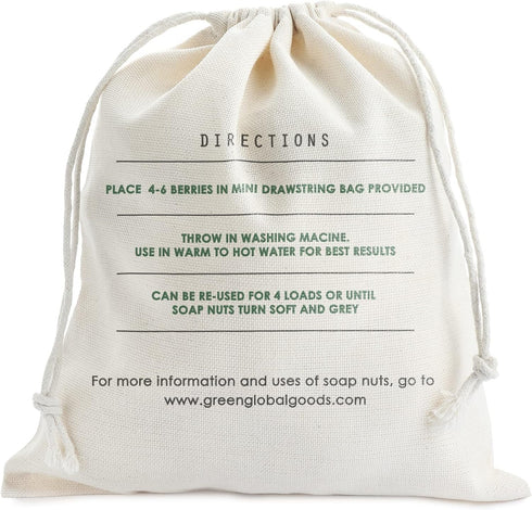 Soap Nuts Berries for Laundry, 330 Loads, 2.2 lbs, Hypoallergenic & Unscented, Natural Eco-Friendly Detergent