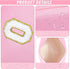 Personalized Initial Makeup Bag, Cute Pink Chenille Letter Cosmetic Pouch, Waterproof Zippered Toiletry Organizer for
