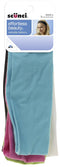 Scunci Effortless Beauty Wide Stretch Basic Neon Headwraps, 5pc