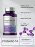 Horbaach Probiotics with Prebiotics, 60 Capsules | 50 Billion Active Organisms | Non-GMO & Gluten Free Supplement