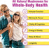 20 in 1 Mushroom Powder Supplement, 5000mg for Mushroom Coffee - Lions Mane, Reishi, Cordyceps, Turkey Tail & Herbs,