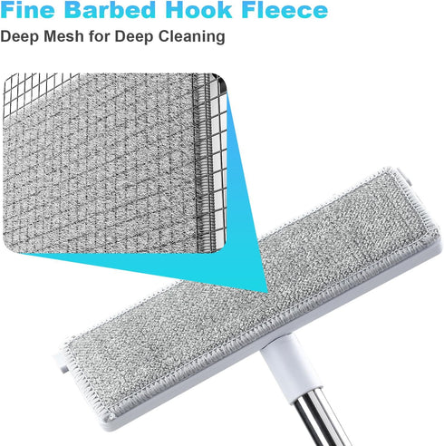 IMHO Clip3 1 Mesh Screen Cleaner, Glass Wiper, Dust Paper in Wet and Dry Screen Cleaner with Long Handle Wiper