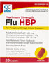 Quality Choice Maximum Strength Flu Pain Reliever and Fever Reducer for High Blood Pressure, 20 Count
