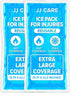 JJ CARE Ice Packs for Injuries Reusable (Pack of 2, XL) -