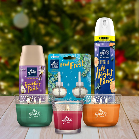 Glade Automatic Spray Refill, First Frost, 6.2 Oz, Limited Edition Scent, 2 Count Air Freshener