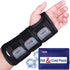 FEATOL Adjustable Wrist Brace for Carpal Tunnel, Night Support with Splint, Hot/Ice Pack, Large/X-Large, Left Hand