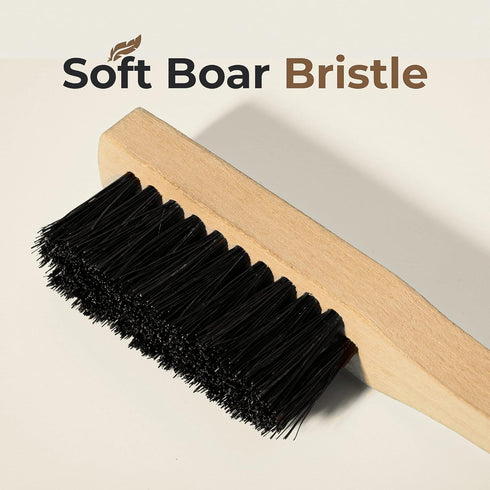 Premium Small Stain Removal Brush - Wood Stain Remover for Furniture, Fabric, Leather - Soft Bristle Cleaning Brush