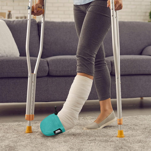 Crutch Comfort by Top Glides Toe Cozy - Teal