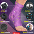 BLITZU Ankle Brace with Adjustable Compression Support Strap for Achilles Tendonitis, Joint Pain Relief