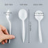 Plasticpro Cutlery Plastic Soup Spoons Medium Weight Disposable Silverware (White,1000 Soup Spoons)