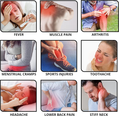 Medvice Ice Pack for Injuries Reusable - Hot & Cold Compress for Hip, Shoulder, Knee, Back Pain, Swelling, Bruises,