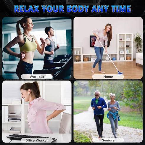 Muscle Massage Gun for Athletes - Handheld Electric Deep Tissue Back Massager with 30 Speed Levels