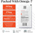 sibu Sea Buckthorn Omega-7 Softgels (30-Day Refill Sachet) – Supplement for Healthy Skin, Hair, Nails, and Dryness