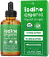 Organic Iodine Liquid Drops - 250 mcg Iodine Supplement for Women & Men - Potassium Iodide Solution 590 Servings