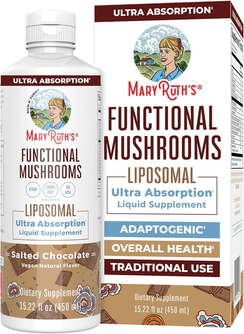 MaryRuth Organics Mushroom, Mushroom Supplement, Mushroom Liquid Vitamin, Reishi Mushroom Supplement for