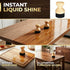 Vin Beauty 2 Pcs Cutting Board Oil Applicator, Wooden Bamboo Cutting Board Oil Wax Applicator for Food Grade Mineral