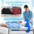 JJ CARE Patient Positioning Pillow with Handles U-Shaped Turning Support Cushion for Bedridden Care, Waterproof Cover