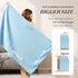 YFONG Large Towel Wrap for Women, Soft Microfiber Hair Drying Towel with Elastic Band