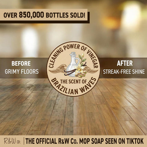 R & W Co. 32 oz R&W CO. Original Premium Mop Soap Brazilian Waves Scented, Gentle Floor Cleaner for all Surfaces