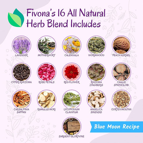Fivona Yoni Steaming Herbs - for Feminine Use and Rituals - V-Detox, Cleanse, Wash, Odor Control - 2 to 4 sessions - Female PH Balance- 1.76 Ounces
