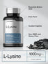 Horbaach L-Lysine 1000mg | 100 Coated Caplets | Free Form Dietary Supplement | Vegetarian, Non-GMO, Gluten Free