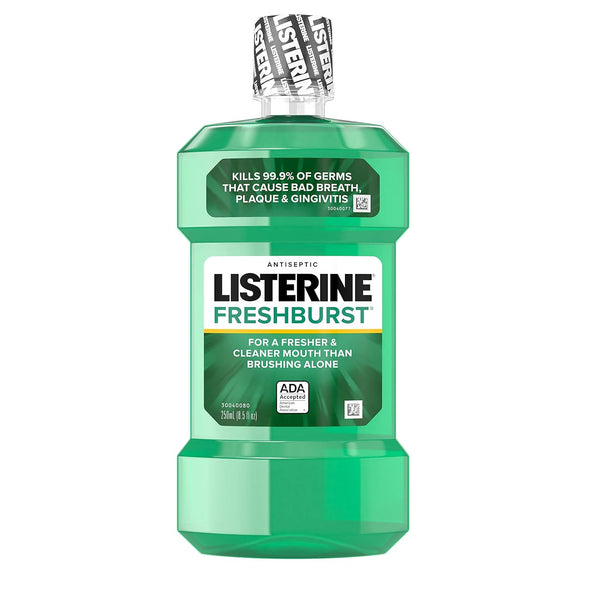 Pharmapacks Listerine Freshburst Antiseptic Mouthwash with Germ-Killing Oral Care Formula to Fight Bad