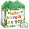 Jungle Safari Birthday Gift Bag Wild Animal Birthday Gift Bag with Wrapping