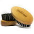 ZilberHaar Elemental Beard Brush for Men, Stiff Natural Bristles and Beech Wood Mustache Brush, 3 Inches Long
