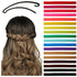 Small Plastic Dome Styling Hair Barrettes - Decorative Clamps for Half Updo & Ponytail, 18 Pcs (GPS1) Made in Korea
