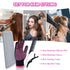 MORGLES Heat Resistant Gloves - 2 Pcs Professional Heat Gloves for Hair Styling with 6 Hair Clips & 2 Styling Combs