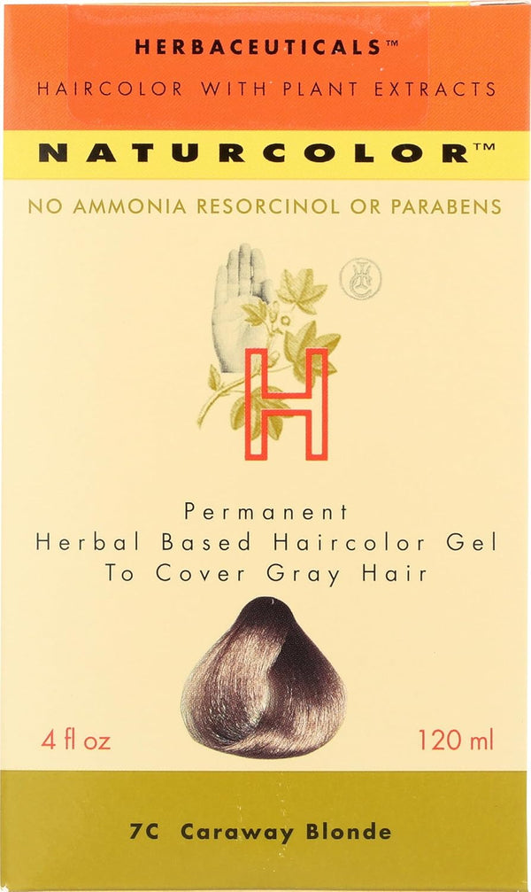 naturcolor Hair Dye, 7C - Caraway Blonde, 4 Ounce