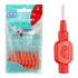 TEPE Interdental Brush Extra Soft, Supersoft Dental Brush for Teeth Cleaning, Pack of 8, 0.5 mm, Red