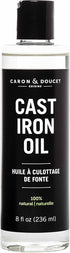 CARON & DOUCET Cast Iron Seasoning & Cleaning Oil, 100% Plant-Based & Food Grade, 8oz