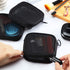 Weewooday 4 Pcs Mesh Makeup Bag, Mini Cosmetic Pouch with Zipper for Daily Accessory (Small, Black)
