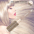 Round Brush with Boar Bristles - 1 inch Barrel, Nano Thermal Ceramic Ionic Tech for Straightening, Gold