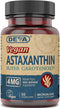 DEVA Nutrition Vitamins Astaxanthin 4mg, Vegan, 30 Capsules, Made from Haematococcus Pluvialis Microalgae, 2-Pack