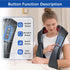 Joyset 4D Neck Massager for Pain Relief Deep Tissue with Heat,Shiatsu Neck and Back Massager Deep Kneading Massage