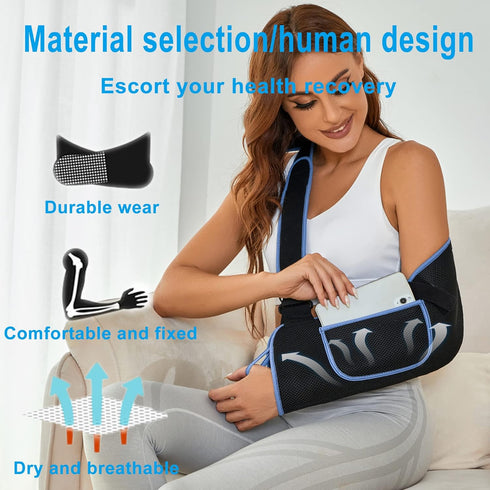 Immobilizer VISKONDA Arm Sling Shoulder - Rotator Cuff Support Brace - Comfortable Medical Sling for Shoulder