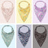 Syhood 6 Pcs Floral Bandanas for Women, Boho Daisy Hair Scarf Headband with Clip Chiffon (Pretty Floral Patterns)