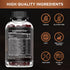 Mushroom Gummies 10 Blend - 2500mg Complex for Brain Booster, Immune Support, Energy (90ct)