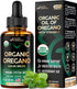 USDA Organic Oil of Oregano | Immune Support Liquid Drops with Vitamin E, Non-GMO, Natural, Vegan - 1 Fl Oz