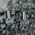 Empty Nail Polish Bottles Gold Top, 6PCS 10ML Glass Bottles with Funnel & Mixing Balls for Nail Art